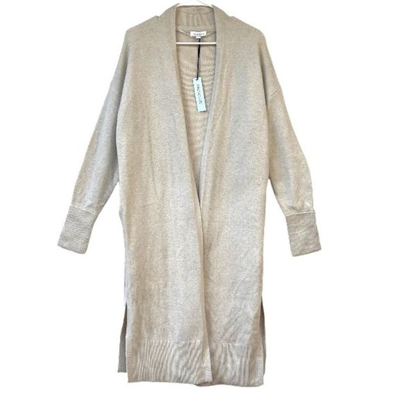 Prologue Womens Cardigan Duster Sweater S Cream New - Picture 2 of 9